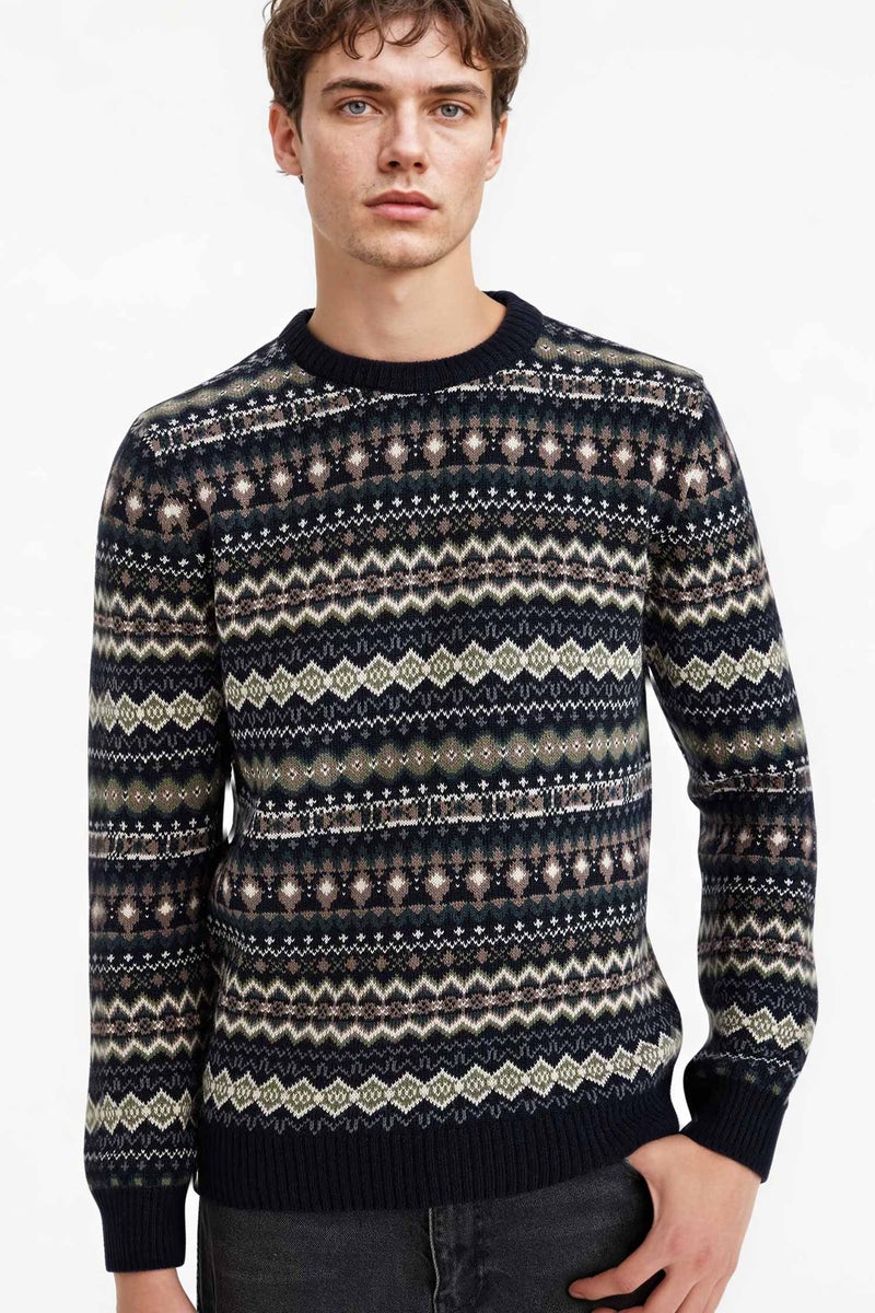 DeFacto Blue Man Standard Fit Knitwear Pullover Casual - Image 5